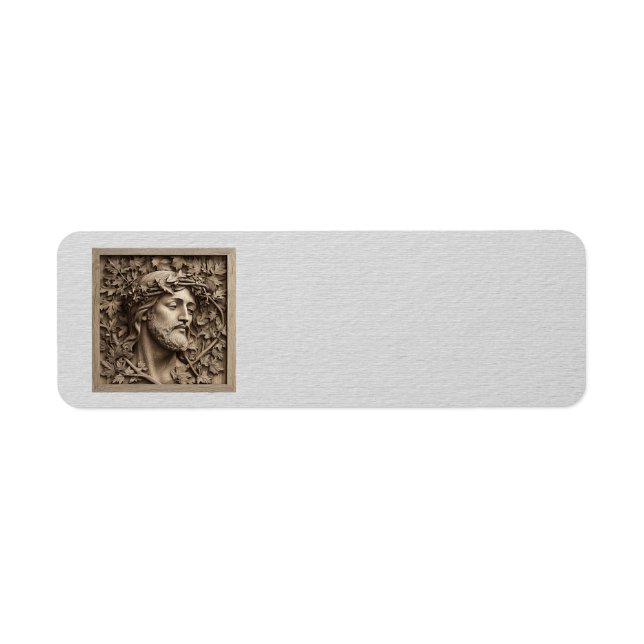 Jesus Carving Address Labels (Front)