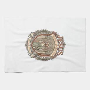 Jesus Cathedral Architecture Jesus Cathedral Archi Tea Towel