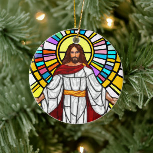 Jesus Ceramic Ornament