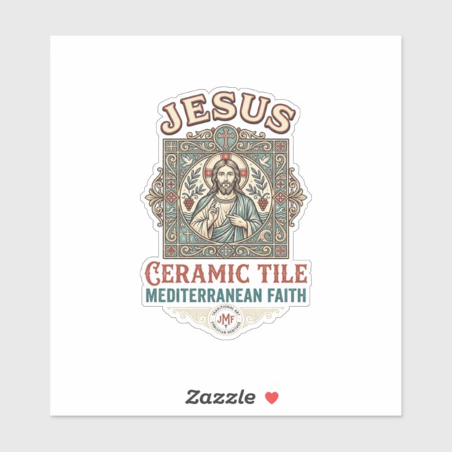 Jesus Ceramic Tile Mediterranean Faith Jesus Ceram (Sheet)
