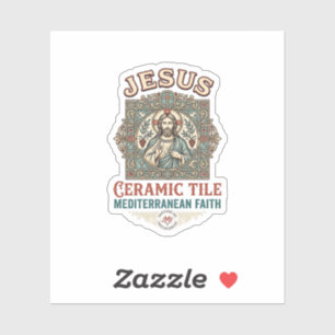 Jesus Ceramic Tile Mediterranean Faith Jesus Ceram