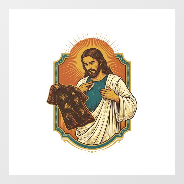 Jesus Chalk Covered Black Gym Clothes Mess Workout (Sheet)