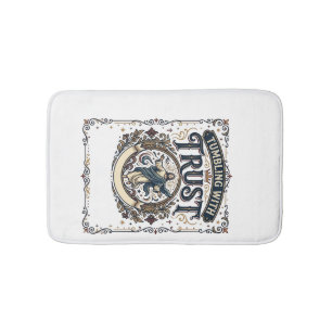 Jesus Cheer Gymnastics Graphic Tee Christian Art_1 Bath Mat