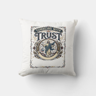 Jesus Cheer Gymnastics Graphic Tee Christian Art_1 Cushion