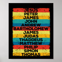 Jesus Christ 12 Apostles Disciples Funny Christmas