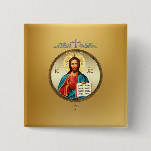Jesus Christ 15 Cm Square Badge