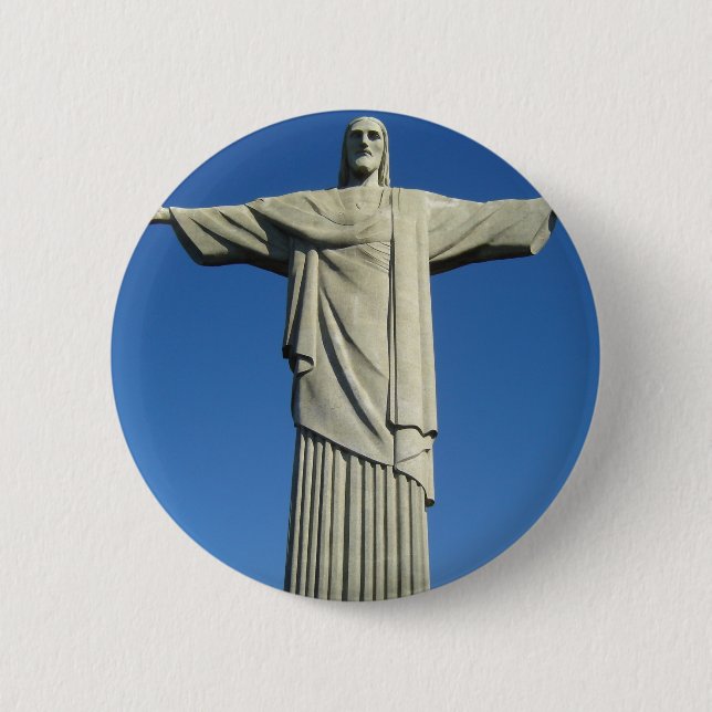 Jesus Christ 6 Cm Round Badge (Front)