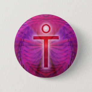 Jesus Christ 6 Cm Round Badge
