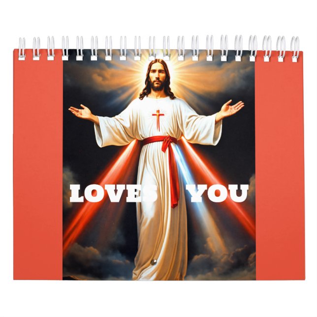 Jesus Christ: A Year of Grace and Peace Calendar (Cover)