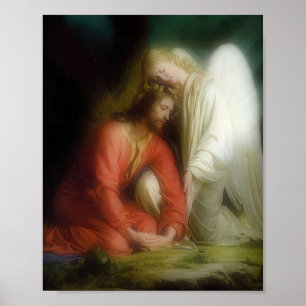 Jesus Christ Agony in the Garden Gethsemane Bloch Poster