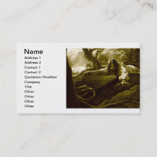 Jesus Christ Agony in the Garden of Gethsemane Business Card