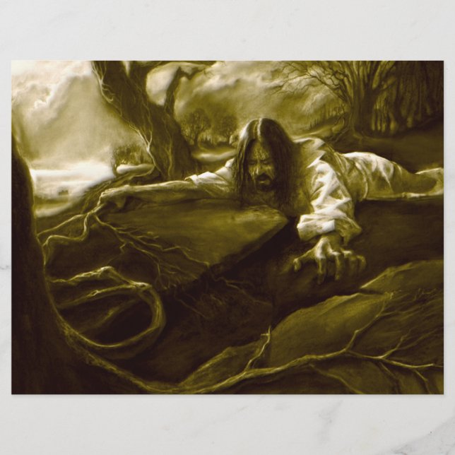 Jesus Christ Agony in the Garden of Gethsemane Flyer (Front)