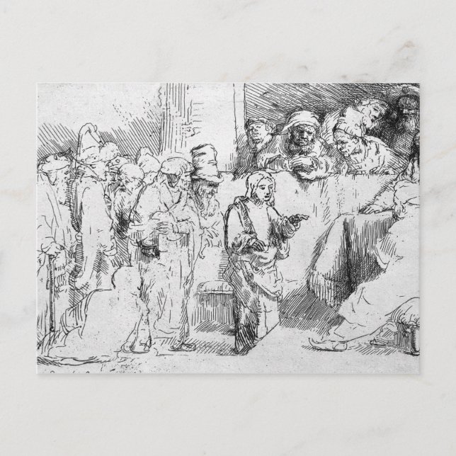 Jesus Christ among the Doctors Postcard (Front)