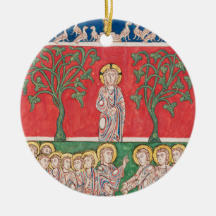 Jesus Christ and 12 Apostles Ceramic Ornament