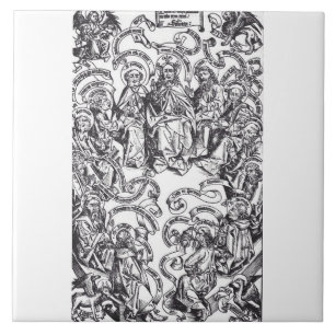 Jesus Christ and 12 Apostles Ceramic Tile