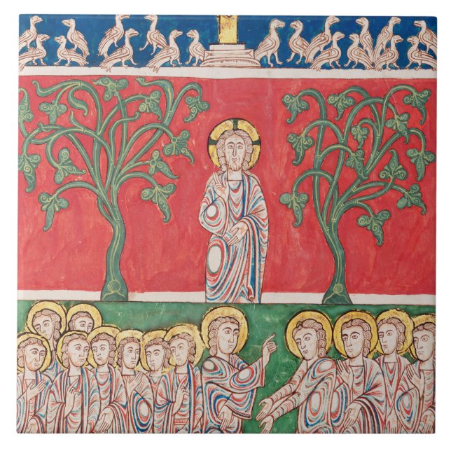 Jesus Christ and 12 Apostles Ceramic Tile (Front)