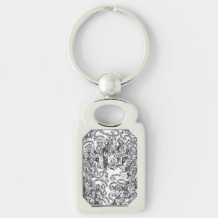 Jesus Christ and 12 Apostles Key Ring