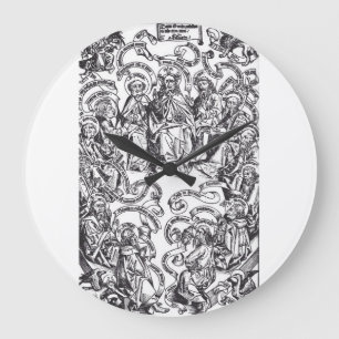 Jesus Christ and 12 Apostles Large Clock