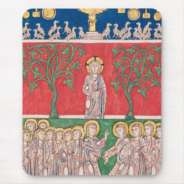 Jesus Christ and 12 Apostles Mouse Pad (Front)