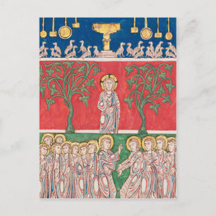 Jesus Christ and 12 Apostles Postcard