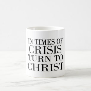 Jesus Christ and prayer is for trouble Coffee Mug