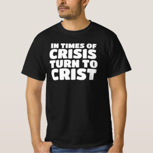 Jesus Christ and prayer is for trouble T-Shirt
