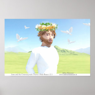 Jesus Christ and the Crowning with Thorns Poster