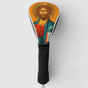 Jesus Christ and the Gospels Orthodox Icon Golf Head Cover