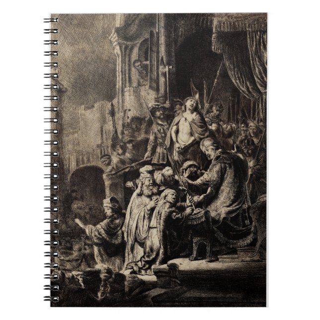 Jesus Christ before Pilate Notebook (Front)