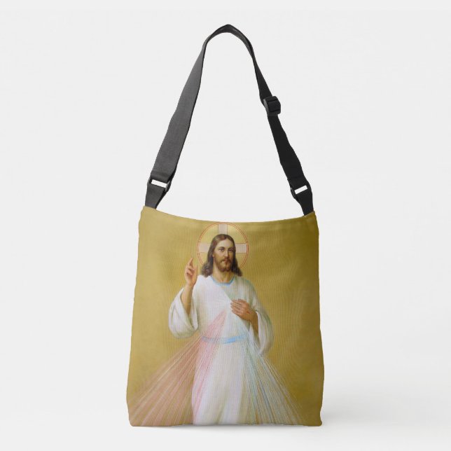 Jesus Christ Blessing Our Lord the Saviour Catholi Crossbody Bag (Front)