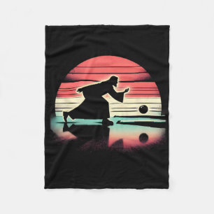 Jesus Christ Bowler - Funny Christian Religious Bo Fleece Blanket