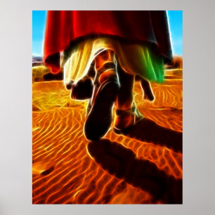 Jesus Christ Carrying Me in His Arms Poster