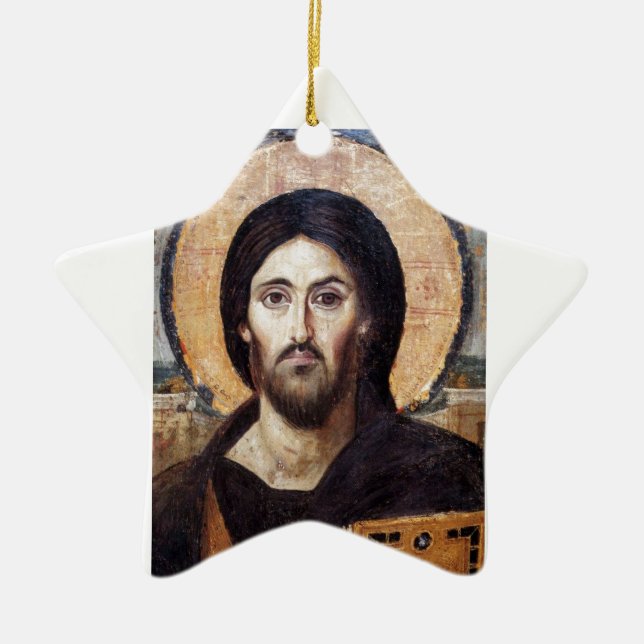 Jesus Christ Ceramic Ornament (Front)