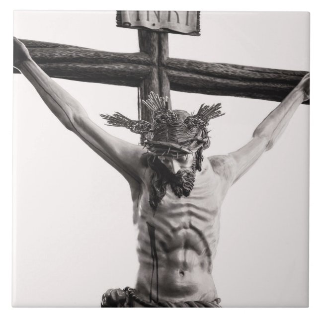 JESUS CHRIST  CERAMIC TILE (Front)