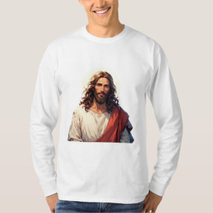Jesus Christ Christian Men's Long Sleeve Tee