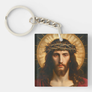 Jesus Christ Christian Religious Art Key Ring