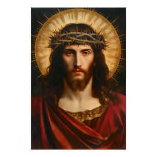 Jesus Christ   Christian Religious Art Poster