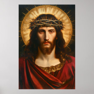 Jesus Christ   Christian Religious Art Poster