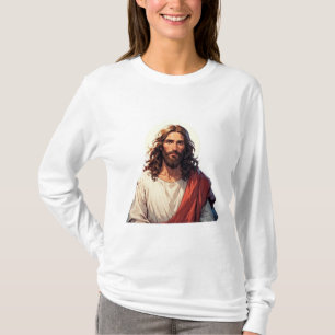 Jesus Christ Christian Women's Long Sleeve Tee