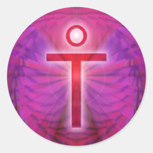 Jesus Christ Classic Round Sticker