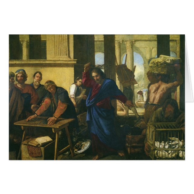Jesus Christ Cleansing of the Temple (Front Horizontal)