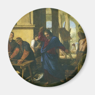 Jesus Christ Cleansing of the Temple Magnet
