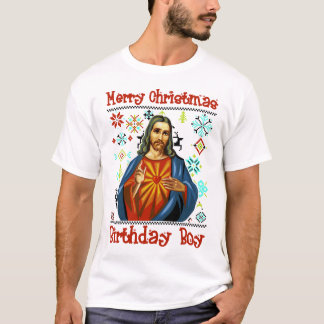 Jesus christ clipart Birth Day T-Shirt