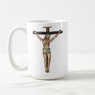 Jesus Christ Cross Crucifixion Watercolor art Coffee Mug