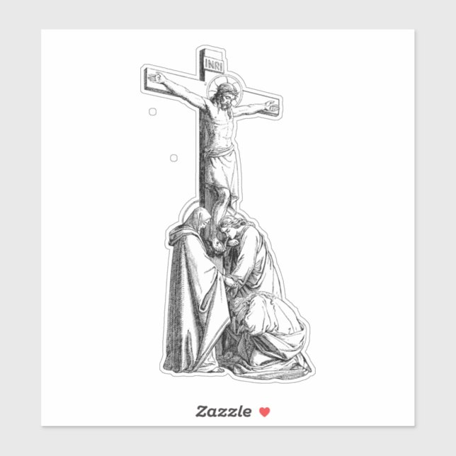 Jesus Christ Crucifixion cross Illustration art (Sheet)