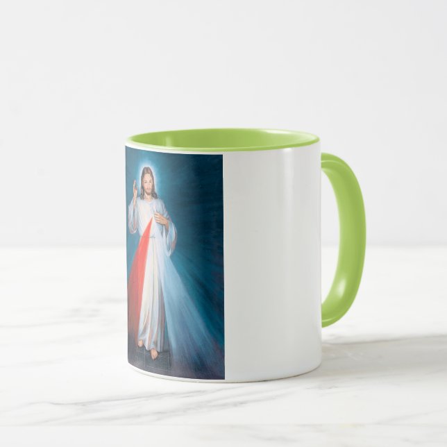 Jesus Christ Divine Mercy Sacred Heart of Jesus Mug (Front Right)