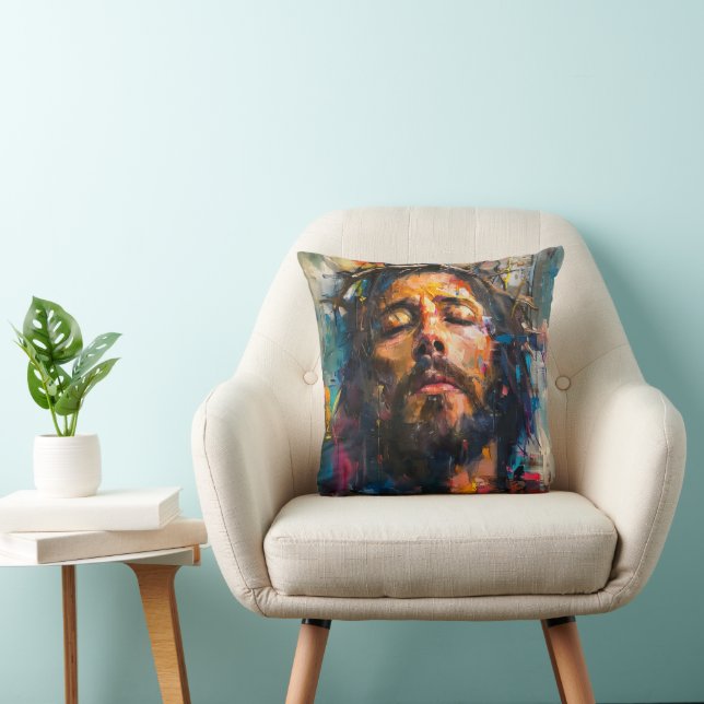 Jesus Christ Expressionism Cushion (Chair)