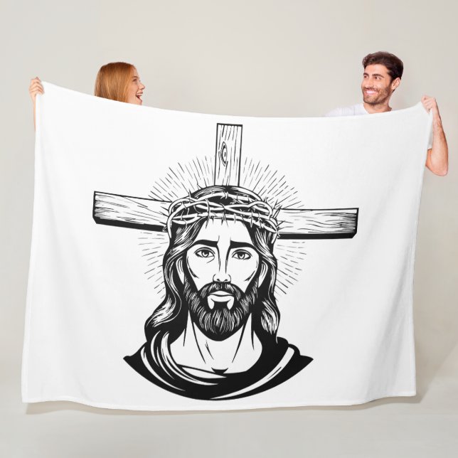 Jesus Christ Fleece Blanket (In Situ)