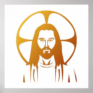 Jesus Christ : God bless you Poster