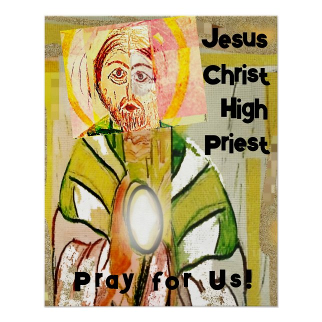 Jesus Christ High Priest Glossy Poster (Front)